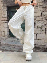 Load image into Gallery viewer, Drawstring Waist Parachute Pants