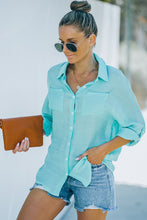 Load image into Gallery viewer, Button-Up Shirt with Breast Pockets