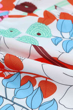 Load image into Gallery viewer, Floral Surplice Neck Tiered Dress