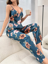 Load image into Gallery viewer, Plunge Cami and Pants Lounge Set