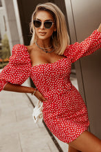 Load image into Gallery viewer, Daisy Print Belted Backless Mini Dress