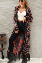 Load image into Gallery viewer, CUFF IT Multicolored Fringe Cardigan