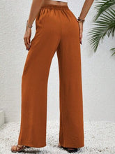 Load image into Gallery viewer, Wide Leg Drawstring Pants