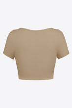 Load image into Gallery viewer, Square Neck Ribbed Crop Top