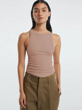 Load image into Gallery viewer, Halter Neck Ribbed Cropped Top