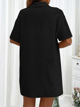 Load image into Gallery viewer, Button Up Shirt and Drawstring Shorts Set