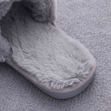 Load image into Gallery viewer, Faux Fur Double Strap Slippers
