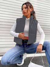 Load image into Gallery viewer, Zip-Up Puffer Vest