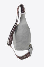 Load image into Gallery viewer, Adjustable Strap PU Leather Sling Bag