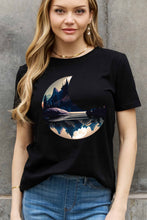 Load image into Gallery viewer, Simply Love Full Size Moon Graphic Cotton Tee