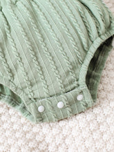 Load image into Gallery viewer, Baby Girl Textured Ruffled Bodysuit