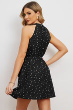 Load image into Gallery viewer, Printed Tie Waist Mini Dress