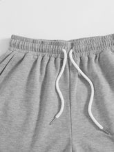 Load image into Gallery viewer, Drawstring Pocketed Elastic Waist Shorts