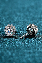 Load image into Gallery viewer, Moissanite Floral-Shaped Stud Earrings