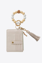 Load image into Gallery viewer, Beaded Bracelet Keychain with Wallet