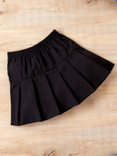 Load image into Gallery viewer, Girls Contrast Bomber Jacket, Tank, and Pleated Skirt Set