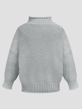 Load image into Gallery viewer, Turtleneck Long Sleeve Sweater