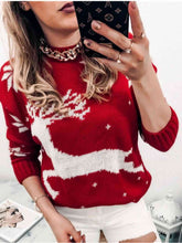 Load image into Gallery viewer, Reindeer &amp; Snowflake Sweater