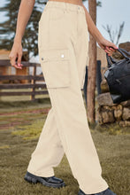 Load image into Gallery viewer, Loose Fit Long Jeans with Pockets