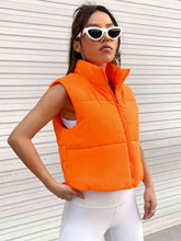 Load image into Gallery viewer, Zip-Up Puffer Vest