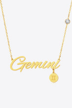 Load image into Gallery viewer, Constellation Pendant Zircon Necklace