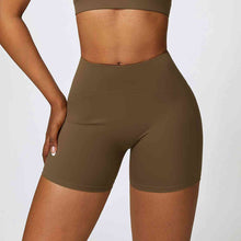 Load image into Gallery viewer, Wide Waistband Slim Fit Sports Shorts