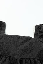 Load image into Gallery viewer, Square Neck Half Sleeve Peplum Blouse