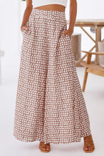 Load image into Gallery viewer, Polka Dot High Waist Wide Leg Pants with Pockets