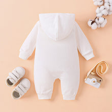 Load image into Gallery viewer, Baby Boy LITTLE KING Hooded Bodysuit