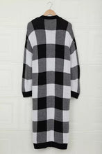 Load image into Gallery viewer, Camille Plaid Duster Cardigan