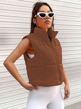 Load image into Gallery viewer, Zip-Up Puffer Vest
