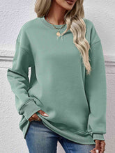 Load image into Gallery viewer, Round Neck Long Sleeve Sweatshirt
