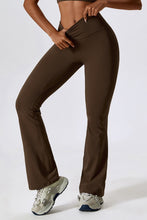 Load image into Gallery viewer, Wide Waistband Slim Fit Wide Leg Sports Leggings