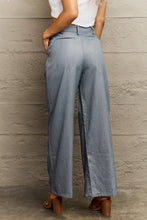 Load image into Gallery viewer, High Waist Straight Leg Pants