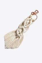 Load image into Gallery viewer, Assorted 4-Pack Macrame Fringe Keychain