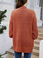Load image into Gallery viewer, Plus Size Long Sleeve Button Front Cardigan