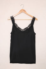 Load image into Gallery viewer, Lace Detail Wide Strap Tank