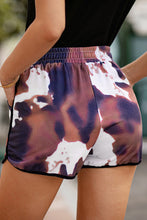 Load image into Gallery viewer, Printed Drawstring Waist Shorts with Pockets