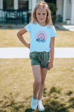 Load image into Gallery viewer, Girls Graphic Round Neck Tee Shirt