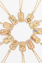 Load image into Gallery viewer, Rhinestone Constellation Pendant Copper Necklace