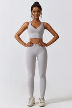 Load image into Gallery viewer, Crisscross Sports Bra and Leggings Set