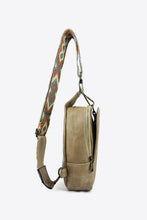Load image into Gallery viewer, Adjustable Strap PU Leather Sling Bag