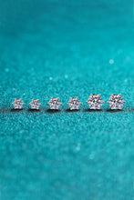 Load image into Gallery viewer, Endless Cheer Moissanite Stud Earrings