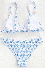 Load image into Gallery viewer, Floral Ring Detail Bikini Set