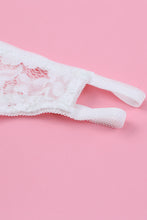 Load image into Gallery viewer, Lace-Up Frill Trim Lingerie Set