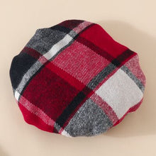 Load image into Gallery viewer, Letter Graphic Ruffle Trim Top and Plaid Skirt