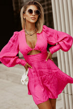 Load image into Gallery viewer, DAENERYS Cutout Plunge Dress