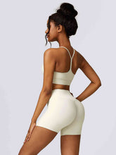 Load image into Gallery viewer, Sport Bra and Wide Waistband Shorts Set