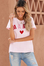 Load image into Gallery viewer, MAMA Heart Graphic Tee