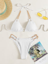 Load image into Gallery viewer, Chain Detail Halter Neck Bikini Set